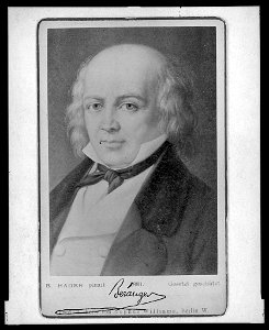 Pierre Jean de Béranger, head-and-shoulders portrait, facing front) - E. Hader, pinxit ; phot. u. verl v. Sophus Williams, Berlin W LCCN2005696331