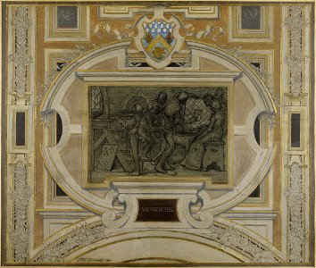 Pierre Victor Galland - Esquisse pour la galerie des Métiers de l'Hôtel de Ville , Verriers - PPP4442 - Musée des Beaux-Arts de la ville de Paris