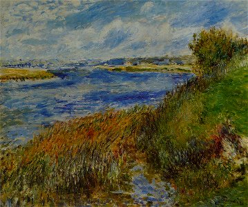 Pierre-Auguste Renoir - La Seine à Champrosay