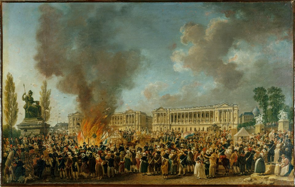 Pierre-Antoine Demachy - La fête de l'Unité, sur la place de la Révolution - P82 - Musée Carnavalet