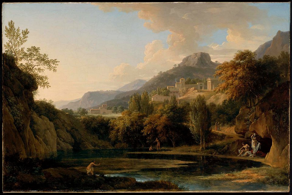 Pierre Henri de Valenciennes - Italian Landscape with Bathers - 1980.658 - Museum of Fine Arts