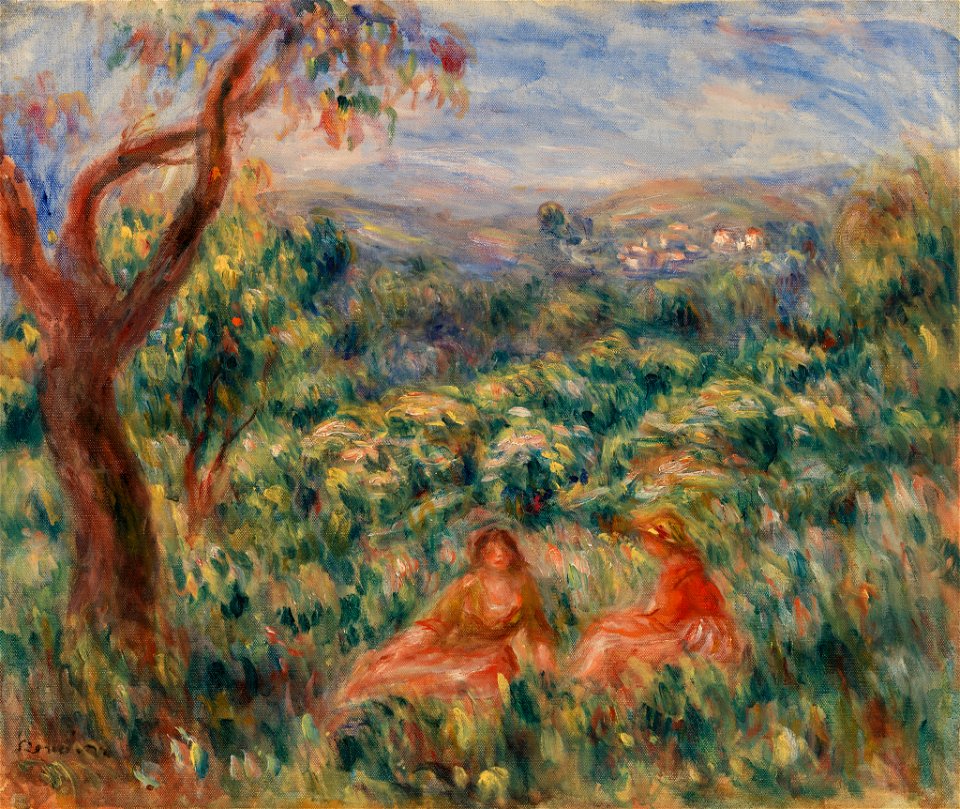 Pierre-Auguste Renoir - Landscape (Paysage) - BF818 - Barnes Foundation