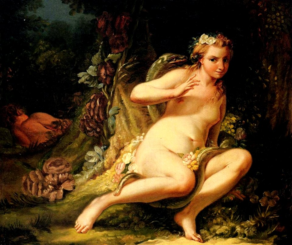 Pierre, Jean-Baptiste Marie - The Temptation of Eve