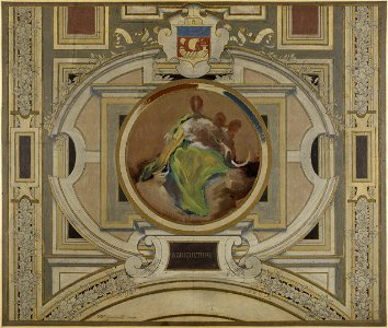 Pierre Victor Galland - Esquisse pour la galerie des Métiers de l'Hôtel de Ville , Agriculture - PPP4448 - Musée des Beaux-Arts de la ville de Paris