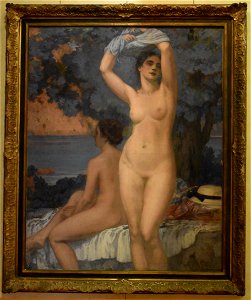 Pierre Magnan-Bernard - Deux nus devant la mer 01