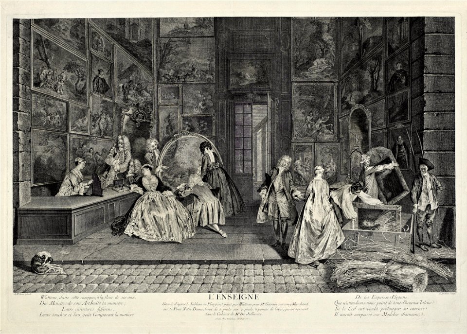 Pierre-Alexandre Aveline - The Sign (L'Enseigne) - Google Art Project