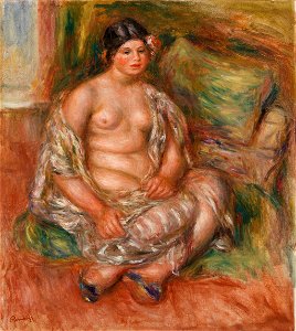 Pierre-Auguste Renoir - Seated Odalisque (Odalisque assise) - BF237 - Barnes Foundation