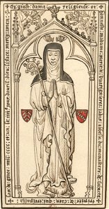 Pierre tombale de Marie de Varignières (cropped)
