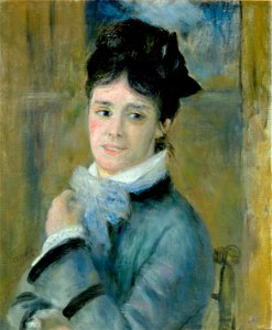 Pierre-Auguste Renoir - Camille Monet. Free illustration for personal and commercial use.