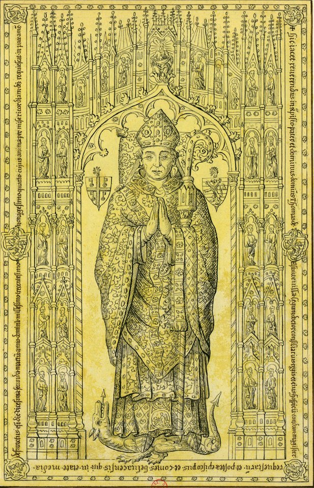 Pierre tombale de Thomas d'Estouteville (cropped)