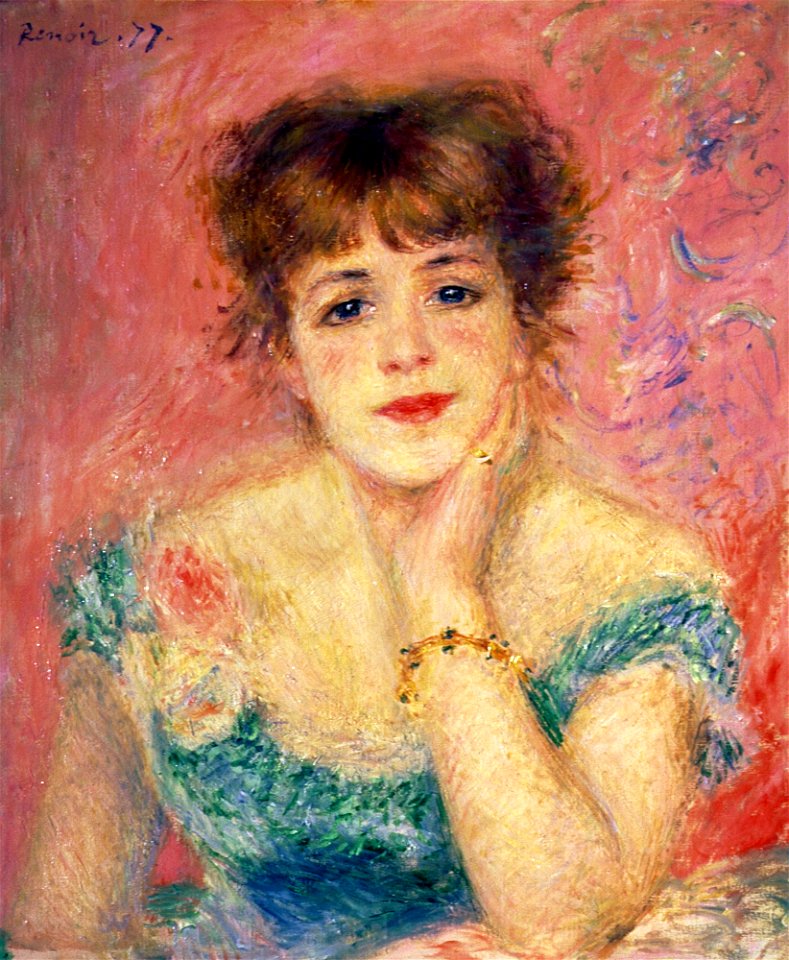 Pierre-Auguste Renoir - Portrait de l'actrice Jeanne Samary