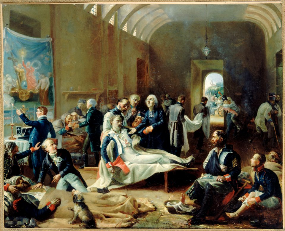 Pierre Roch Vigneron - Une ambulance en 1814, pendant la campagne de France - P521 - Musée Carnavalet