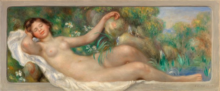 Pierre-Auguste Renoir - Reclining Nude (La Source) - BF903 - Barnes Foundation