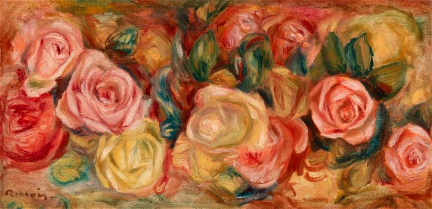 Pierre-Auguste Renoir - Roses (Roses) - BF1168 - Barnes Foundation