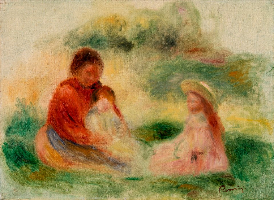 Pierre-Auguste Renoir - Young Family (La Jeune famille) - BF543 - Barnes Foundation