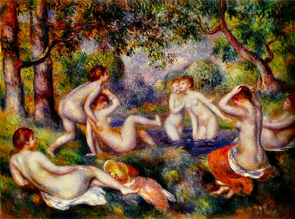 Pierre-Auguste Renoir - Baigneuses dans la forêt