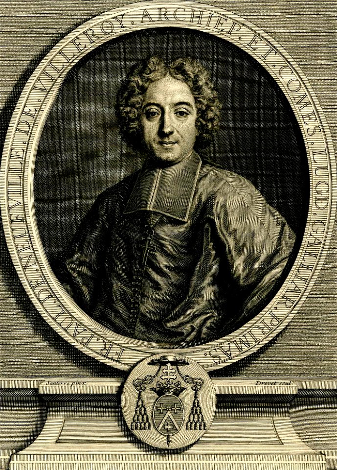 Pierre Imbert Drevet - Santerre - François Paul de Neuville de Villeroy
