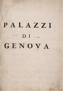 Pierre Paul Rubens - Palazzi di Genova, vol. I - C