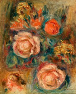 Pierre-Auguste Renoir - Bouquet of Roses (Bouquet de roses) - BF33 - Barnes Foundation