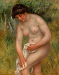 Pierre-Auguste Renoir - Bather Drying Herself (Baigneuse s'essuyant) - BF28 - Barnes Foundation
