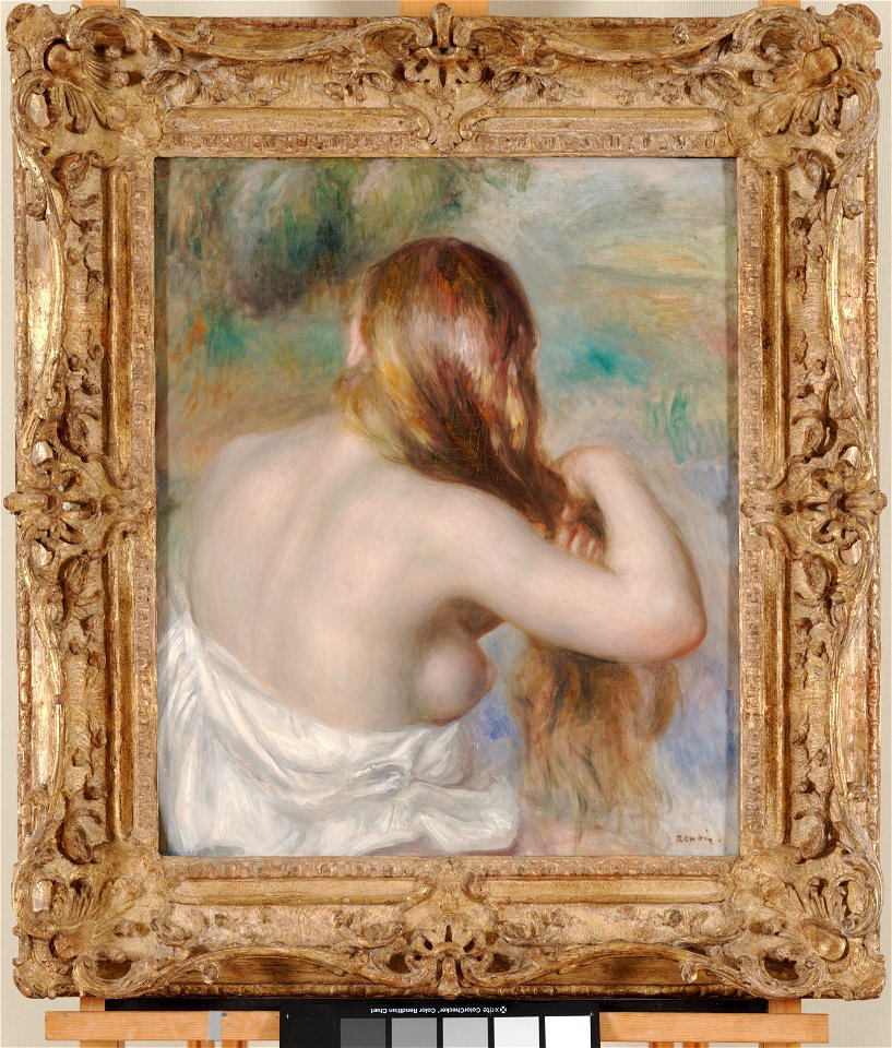 Pierre-Auguste Renoir - Blonde Braiding Her Hair - 2019.67.24.McD - Dallas Museum of Art
