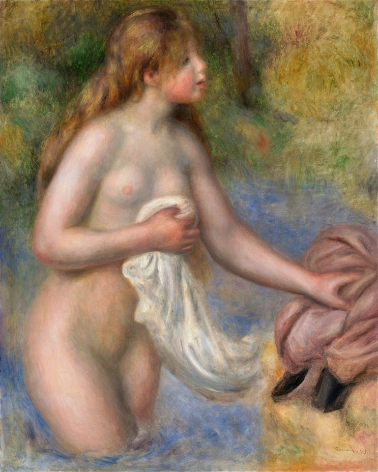 Pierre-Auguste Renoir - Bather (Baigneuse) - BF301 - Barnes FoundationFXD