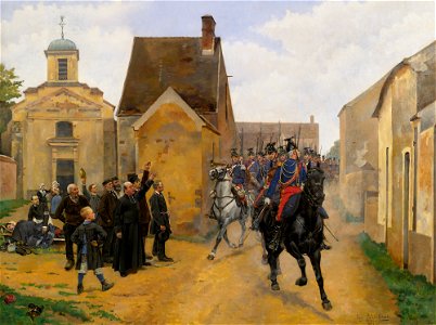Pierre Petit-Gérard The Regiment's triumphal return 1891