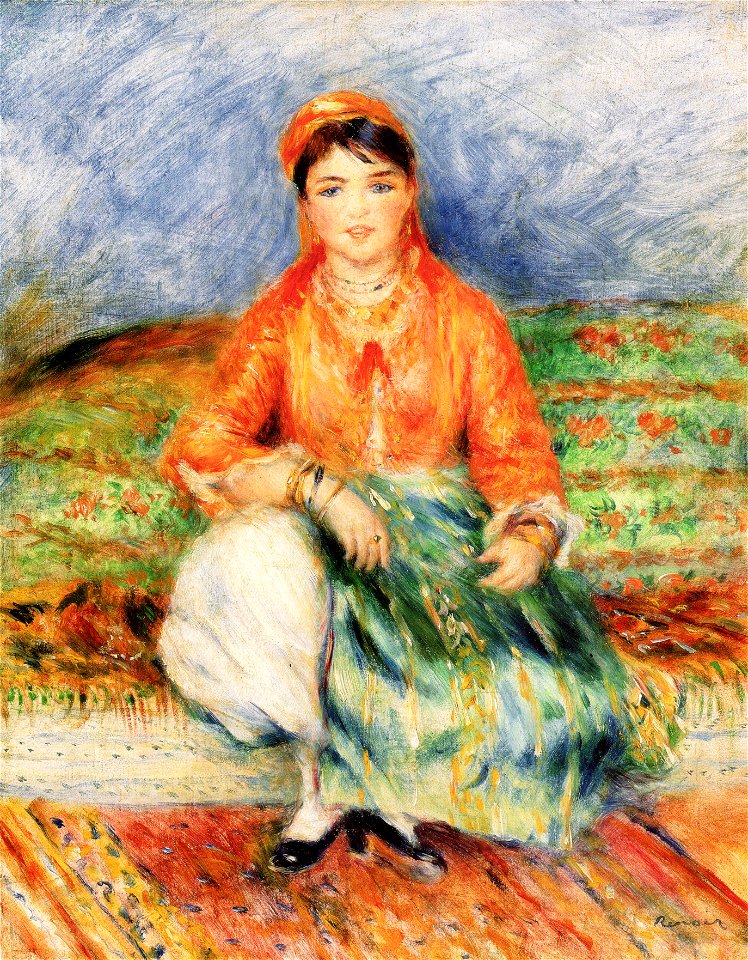 Pierre-Auguste Renoir - Jeune Fille algérienne