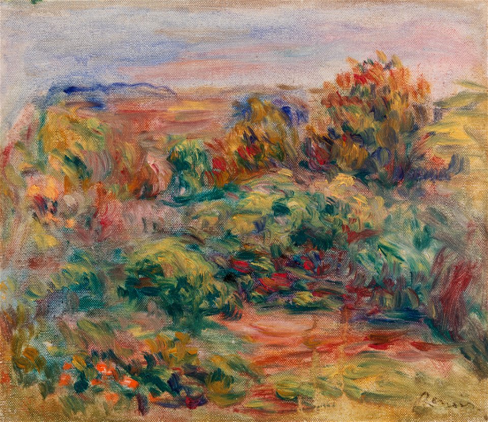 Pierre-Auguste Renoir - Landscape (Paysage) - BF537 - Barnes Foundation