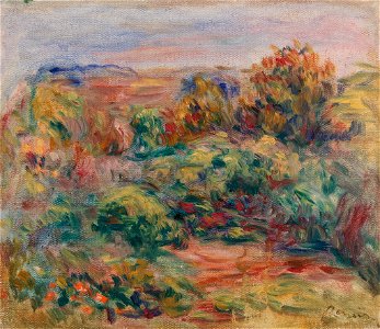 Pierre-Auguste Renoir - Landscape (Paysage) - BF537 - Barnes Foundation