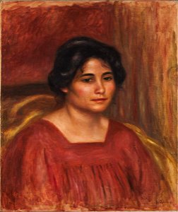 Pierre-Auguste Renoir - Gabrielle in a Red Dress - 1951.60 - Fogg Museum