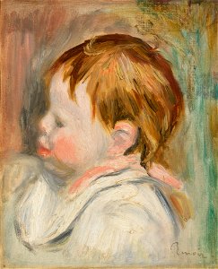 Pierre-Auguste Renoir - Baby's Head (Tête d'enfant, profil à gauche) - BF76 - Barnes Foundation