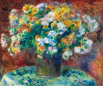 Pierre-Auguste Renoir - Chrysanthemums - 1933.1173 - Art Institute of Chicago