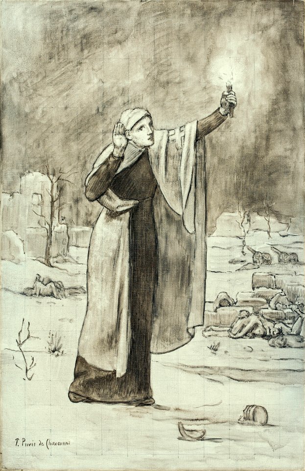 Pierre-Cécile Puvis de Chavannes - La Croix Rouge - PDUT1300 - Musée des Beaux-Arts de la ville de Paris