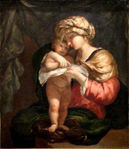 Pierre Puget - La Vierge apprenant à lire à l'Enfant Jésus