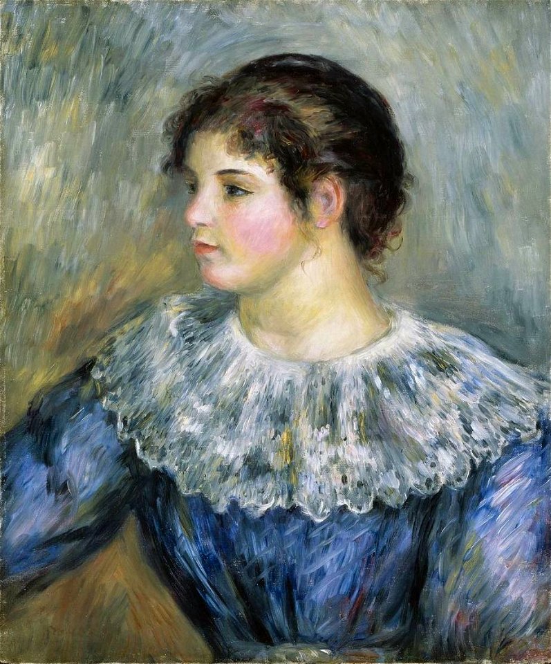 Pierre-Auguste Renoir - Bust Portrait of a Young Woman