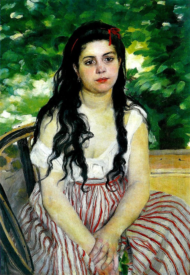 Pierre-Auguste Renoir - En été (La Bohémienne)