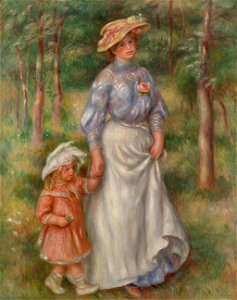 Pierre-Auguste Renoir - Promenade (La Promenade) - BF571 - Barnes Foundation
