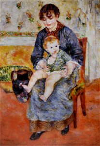 Pierre-Auguste Renoir - Mère et enfant