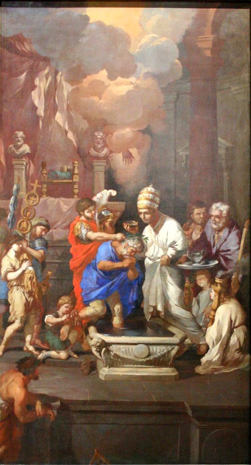 Pierre Puget - Le baptême de Constantin