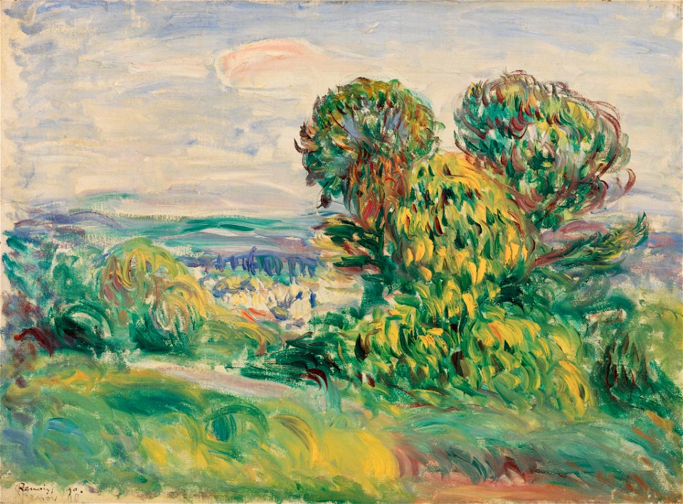 Pierre-Auguste Renoir - Landscape - BF542 - Barnes Foundation