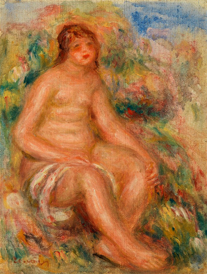 Pierre-Auguste Renoir - Bather (Baigneuse) - BF71 - Barnes Foundation