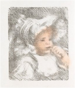 Pierre-Auguste Renoir L'Entfant au Biscuit