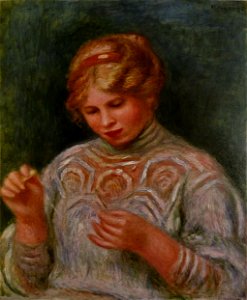 Pierre-Auguste Renoir - La Frivolité. Free illustration for personal and commercial use.