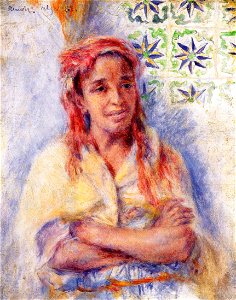 Pierre-Auguste Renoir, Old Arab Woman, 1882. Free illustration for personal and commercial use.
