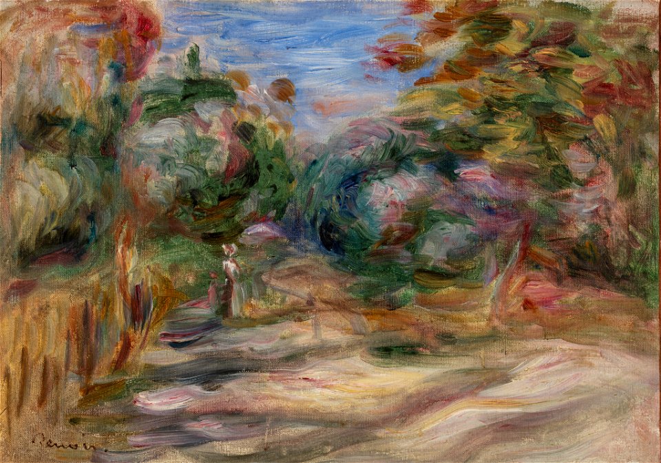 Pierre-Auguste Renoir - Landscape (Paysage) - BF43 - Barnes Foundation