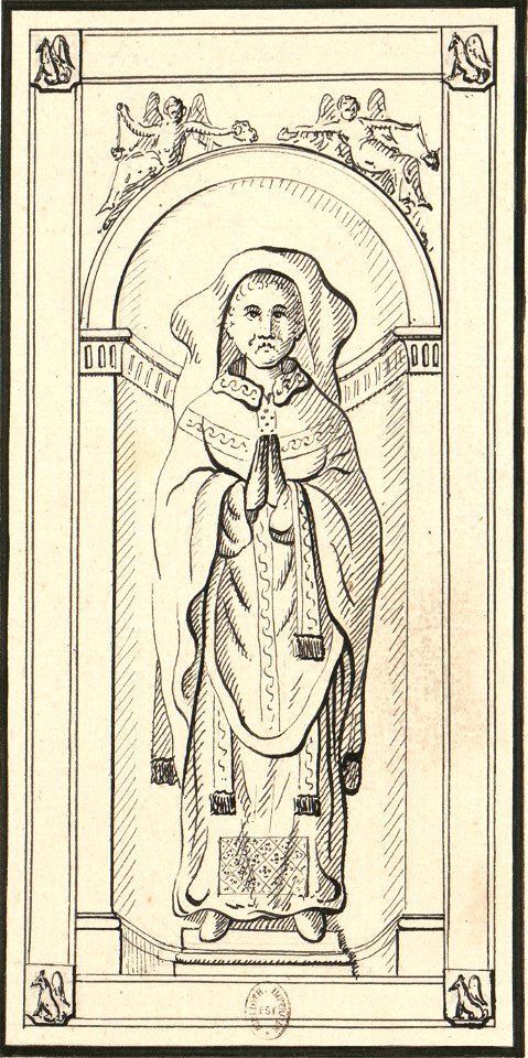 Pierre tombale de Claude Cotereau (cropped)