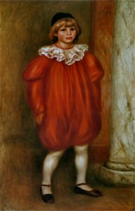 Pierre-Auguste Renoir - Le Clown (Claude Renoir). Free illustration for personal and commercial use.