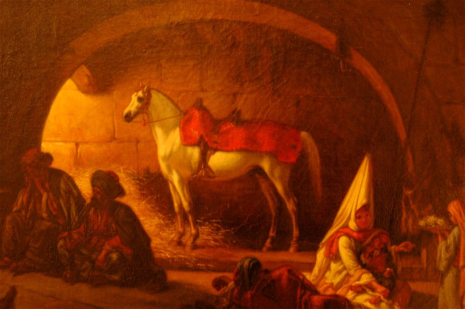 Pierre-François Lehoux - Repos de voyageurs syriens