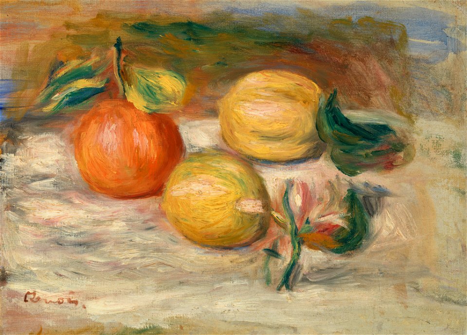 Pierre-Auguste Renoir - Lemons and Orange (Citrons et orange) - BF974 - Barnes Foundation